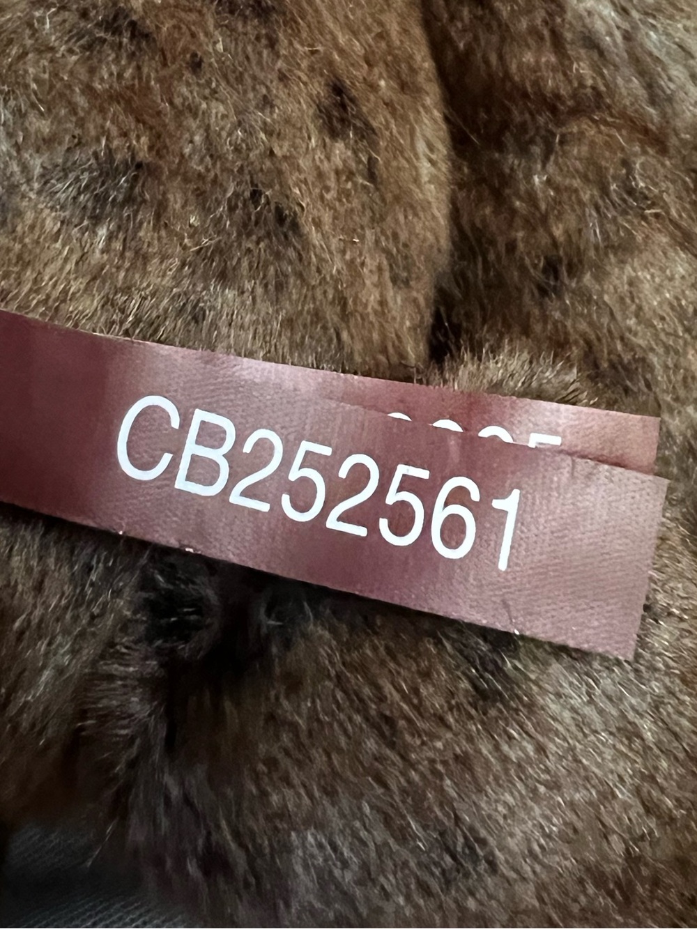 Charlie Bears Wilson NWT 11” Plush Mottled Brown Fur - Picture 2 of 5